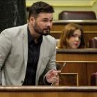 El diputado republicano, Gabriel Rufián, en el Congreso-JOSE LUIS ROCA