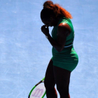 Serena Williams, durante el partido contra Karolina Pliskova.-EL PERIÓDICO