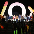 Multitudinario acto de Vox en el pabellón de Vistalegre, el pasado 7 de octubre.-REUTERS