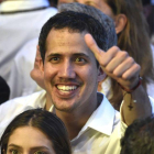 Guaidó llegó a Cúcuta, Colombia, para el Venezuela Aid Live.-AFP