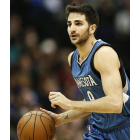 Ricky Rubio, en un momento del partido contra los Mavericks.-Foto: EFE / RALPH LAUER