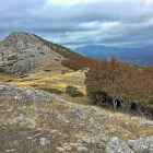 Línea de cumbres de La Celada, con los bosques de Ruesga a sus pies.-N.S.