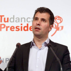 El secretario regional del PSOE, Luis Tudanca, preside la Comisión Ejecutiva Autonómica del partico-ICAL