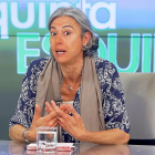 Nuria González durante ‘La Quinta Esquina’, programa emitido en La 8 Valladolid-J.M. Lostau