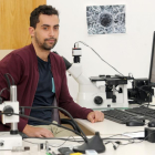 Andrés Díaz, doctorando de Tecnologías Industriales e Ingeniería Civil, en las instalaciones de la Universidad de Burgos.-ISRAEL L. MURILLO