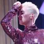 Katy Perry, durante un concierto en Beverly Hills.-AFP / JESSE GRANT