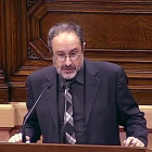 La intervención de Antonio Baños (CUP) en el Parlament (10-11-2015).-EL PERIÓDICO