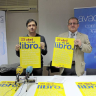 Carlos de San Luis y Marco Antonio Blanco, durante la presentación del Día del Libro-José C. Castillo