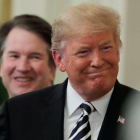 Donald Trump asegura que Brett Kavanaugh es inocente de las acusaciones por acoso sexual.-EL PERIÓDICO