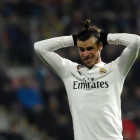El madridista Garteht Bale se lamenta durante un partido.-AFP