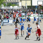 Zona deportiva del Campo Grande en el día provincial del minibasket-J.M.Lostau
