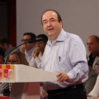 Miquel Iceta durante su interveción en el Consell Nacional del PSC, este domingo.-Foto: ACN / ORIOL USTRELL