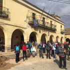 Peregrinos de todas las edades recorren el camino de San Frutos, entre Caballar y Puebla de Pedraza-DIPUTACIÓN DE SEGOVIA