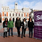 Representantes de Ganemos y Podemos presentan su candidatura “ciudadana” conjunta para las elecciones en la capital vallisoletana, 'Sí se puede Valladolid'-Ical