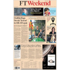 La portada de Financial Times de este sábado, con foto dedicada al referéndum catalán-EL PERIÓDICO