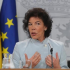 Isabel Celaá, portavoz del Gobierno.-DAVID CASTRO