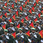 Imagen de archivo de un desfile de la Guardia Revolucionaria iraní.-AP