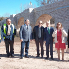 La delegada de gobierno visitó el reestructurado puente de La Vid.-ECB