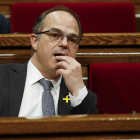 Turull durante el debate de investidura en el Parlament de Cataluña-E. M.