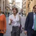 La ministra de agricultura Isabel García Tejerina participa en un foro en Salamanca sobre el ibérico.-ICAL