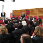 José Luis Çoncepción, en un momento de su intervención en la apertura del año judicial.-E. M.