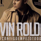 Cartel con el que Kevin Roldán promociona su gira por España.-