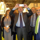 Juan Vicente Herrera durante su visita al Salón Gourmet.-RAQUEL P. VIECO