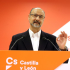 El portavoz de Ciudadanos en las Cortes, Luis Fuentes, analiza asuntos de actualidad política en Castilla y León-Miriam Chacón / ICAL