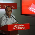 Miquel Iceta, en la sede del PSC.-FERRAN NADEU