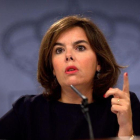 La vicepresidenta, Soraya Sáenz de Santamaría, en una imagen de archivo.-DAVID CASTRO