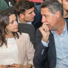 Inés Arrimadas y Xavier García Albiol, en una imagen de archivo.-NURIA PUENTES