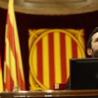 El presidente del Parlament, Roger Torrent.-/ ALBERT BERTRAN