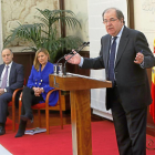 Juan Vicente Herrera, en un momento de su intervención durante la presentación de los prespuestos.-J.M.LOSTAU