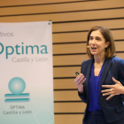 La presidenta de Microsoft España, Pilar López, clausura la Jornada 'Igualdad de oportunidades en la empresa'.-ICAL