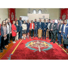 Representantes de 15 empresas de México,Colombia, Reino Unido y Emiratos Árabes se reúnen con representantes de la Diputación y la Cámara, ayer.-EL MUNDO