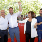 Josep Borrell, Óscar Puente, Cristina  Narbona y Luis Tudanca.-J.M. LOSTAU