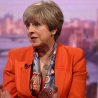 May interviene en un programa de la BBC, el 30 de abril, en Londres.-REUTERS