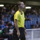Guadalupe Porras Ayuso, en un partido en el Mini.-CARLOS MONTAÑÉS
