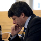 Carles Puigdemont, en una imagen del 23 de marzo.-JUANJO GALAN (EFE)