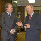 Juan Vicente Herrera junto al gobernador cordobés.-JUAN MIGUEL LOSTAU