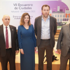 Carlos Daniel Casares, María José Rallo, Puente y Pere Navarro en el encuentro sobre Movilidad. | E. M.
