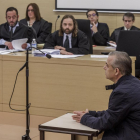 José Tomás Villalibre presta declaración en la Audiencia Provincial de Burgos.-S. O.