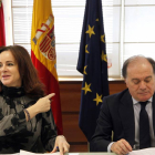 Los consejeros de Economía y Empleo y de Agricultura y Ganadería, Tomás Villanueva y Silvia Clemente, presiden la reunión del Consejo Asesor para la ADE Rural-Ical