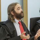 El abogado de la defensa, Fernando Vecino, durante la vista oral.-SANTI OTERO