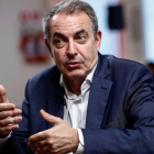 Zapatero: Nos va a llevar años recuperar la convivencia en Cataluña.-SEBASTIAO MOREIRA / EFE