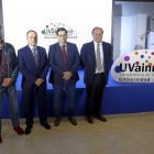 Pedro César Álvarez Esteban, Daniel Miguel, Celedonio Álvarez González y Francisco Javier Gallo Nieto.-ICAL