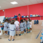 Escolares de primaria de un colegio de Soria durante una de clase.-ICAL