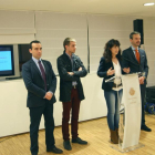 La concejala de Cultura y Turismo del Ayuntamiento de Valladolid, Ana Redondo, presenta el vídeo que apoyará la candidatura de la ciudad para albergar Concours Mondial de Bruxelles en 2017.-ICAL