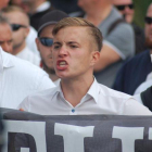 Participantes en la manifestación nazi por el aniversario de la muerte de Rudolf Hess, en Berlín.-AP / FRANK JORDANS