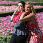 María Guzmán y Andrea Luna son las encargadas de presentar a Valladolid en el concurso 'Miss curvys international' que se celebra en Granada. -J. M. LOSTAU